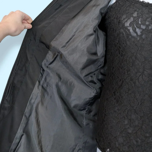 🍁Vintage D'Allaird Long Black Jacket - Picture 6 of 7